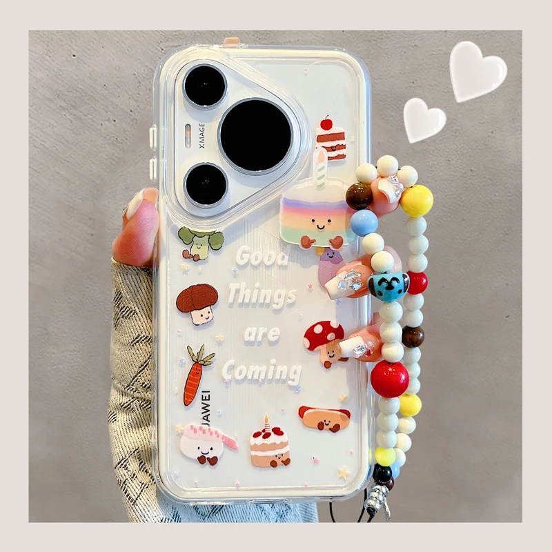 华为pura70pro+手机壳70Ultra可爱jellycat立体蛋糕mate70/60pro+