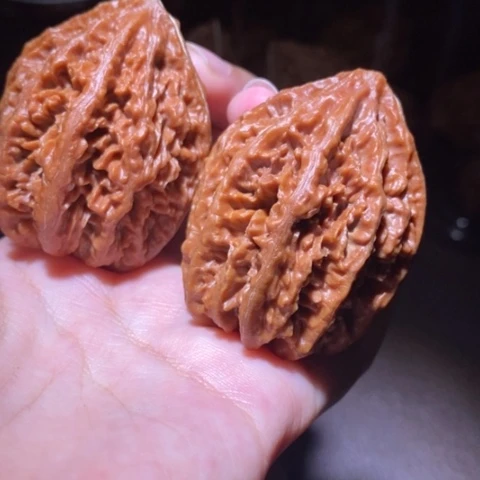 把件文玩核桃东北野生楸子小园 139