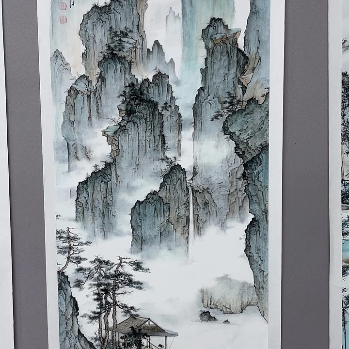 国画纯手绘国画山水画闪购链接