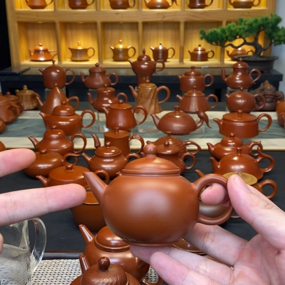 茶壶紫砂尼****O潮州手拉壶手拉壶