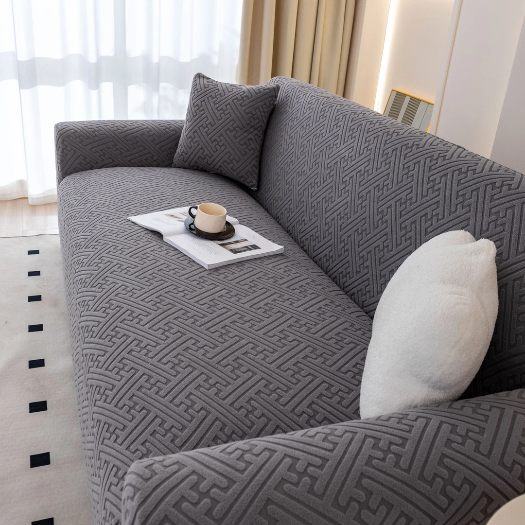 雅致新款沙发套罩加厚高弹提花款沙发巾全包万能坐垫四季通用沙发