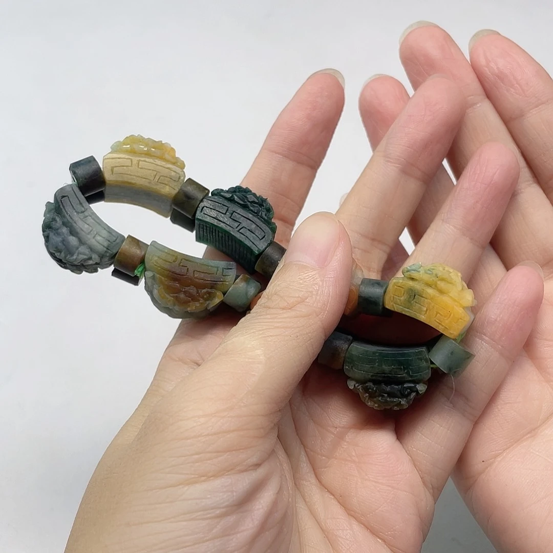 未镶嵌定制翡翠稻*人翡翠