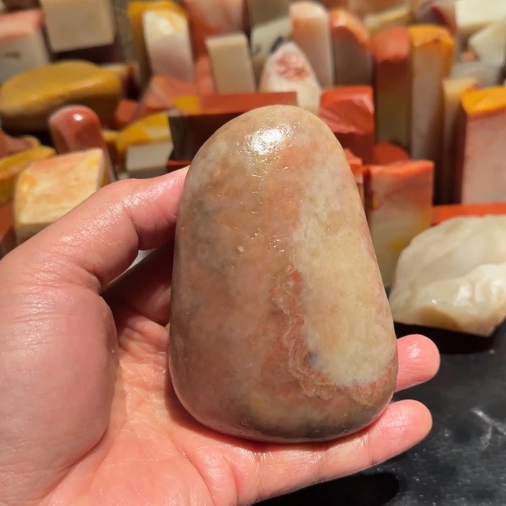 老挝石田黄原石，