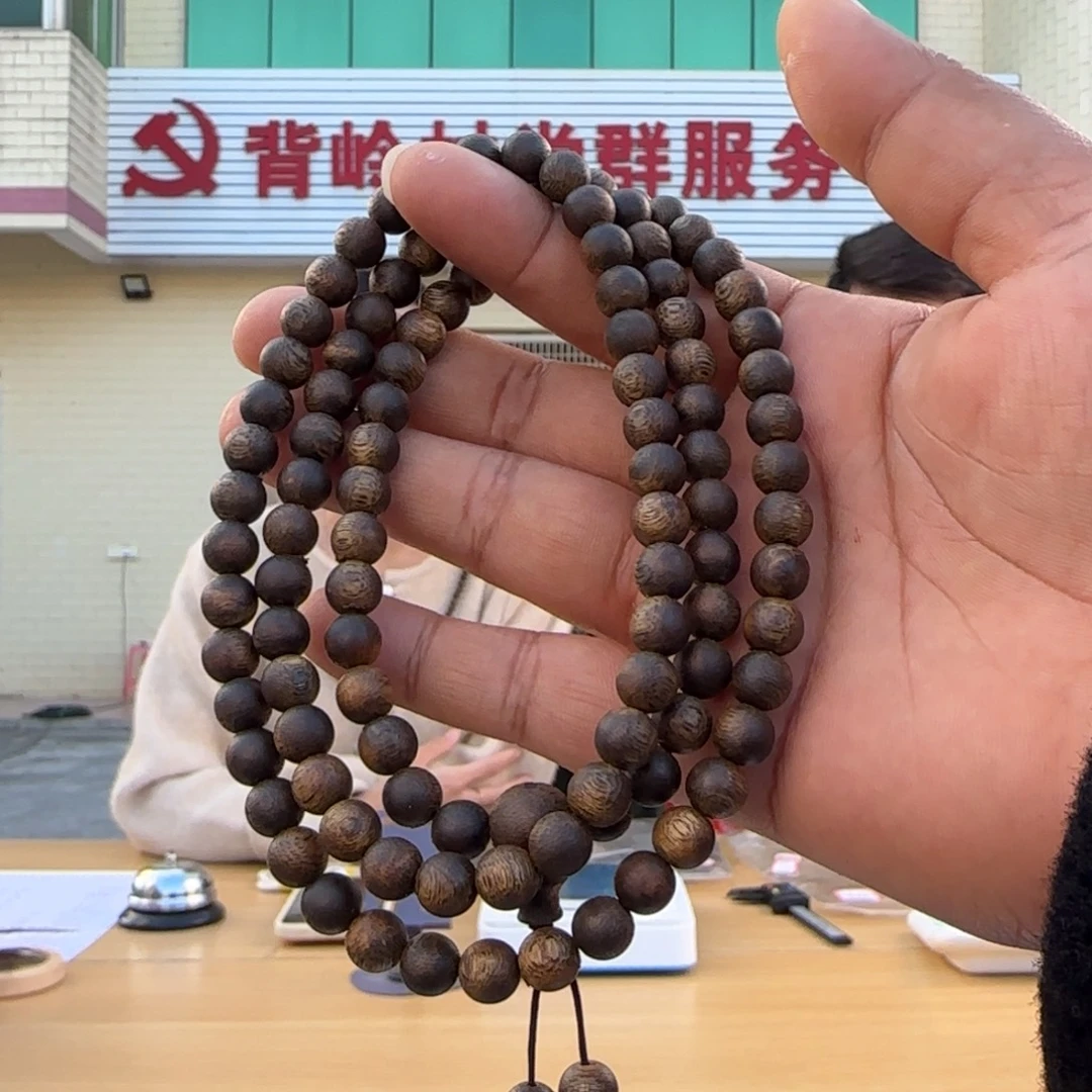 手串沉香棋楠脉圆珠7mm多圈22克多样性发一SB-7Y22-B1229