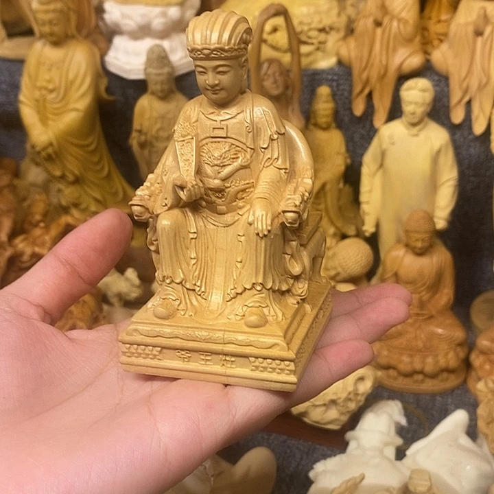 黄杨木黄杨木瑕疵灶王爷