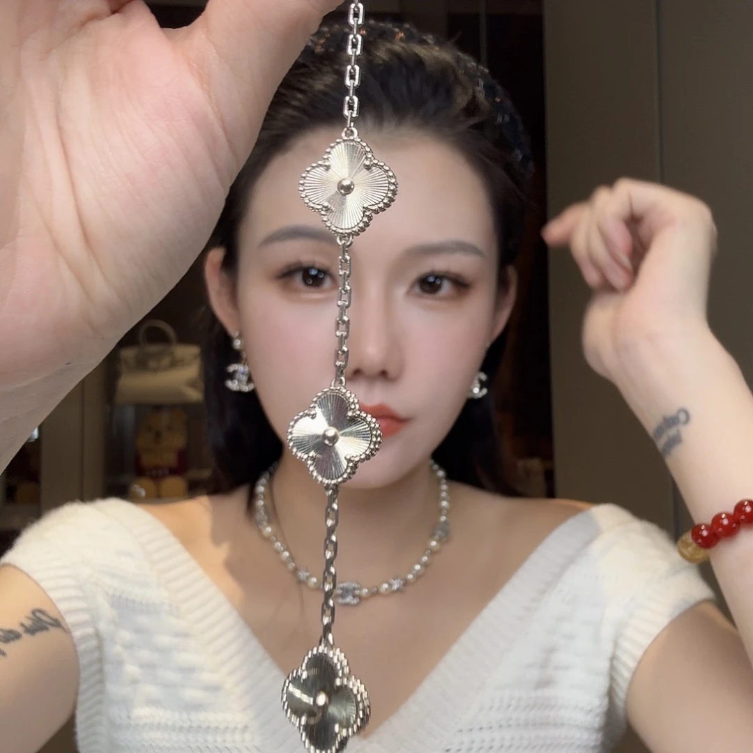 大理石纯铜五花手链