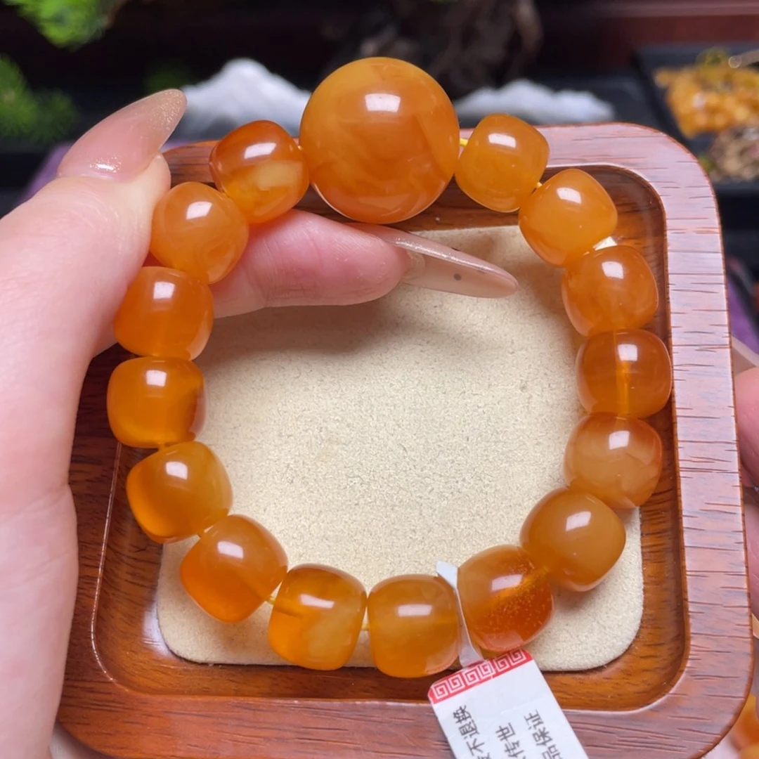 蜜蜡手链未镶嵌手串