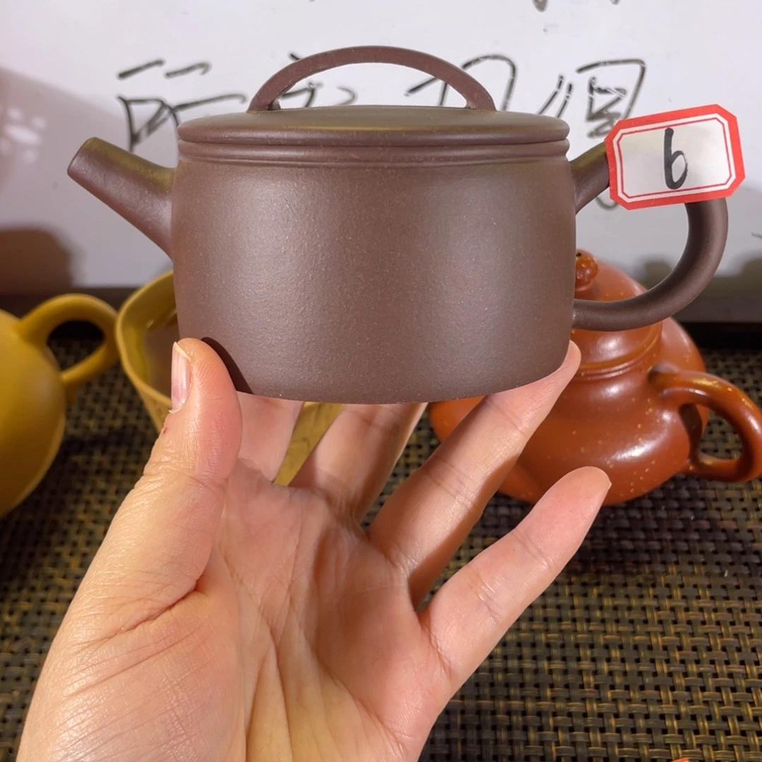茶壶紫砂汉瓦微瑕全手