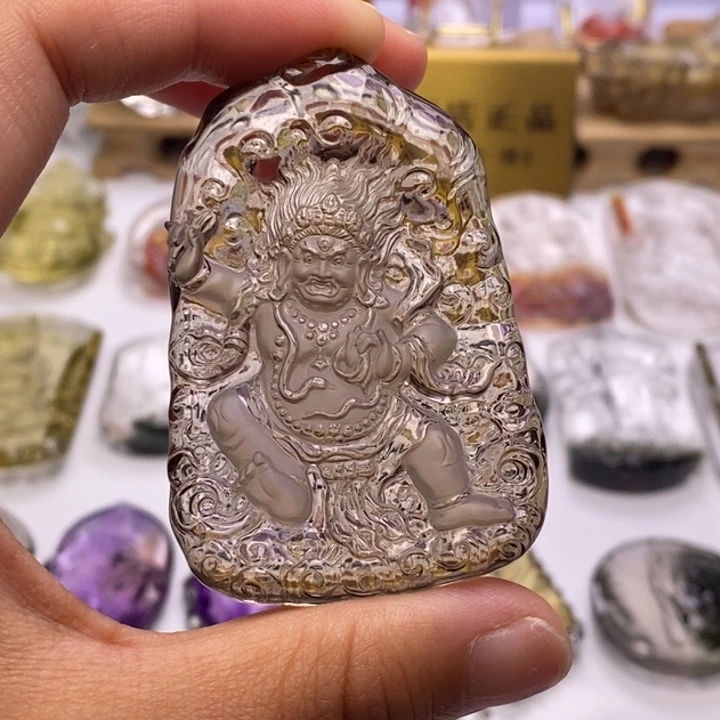 北***熊颈饰未镶嵌水晶定制