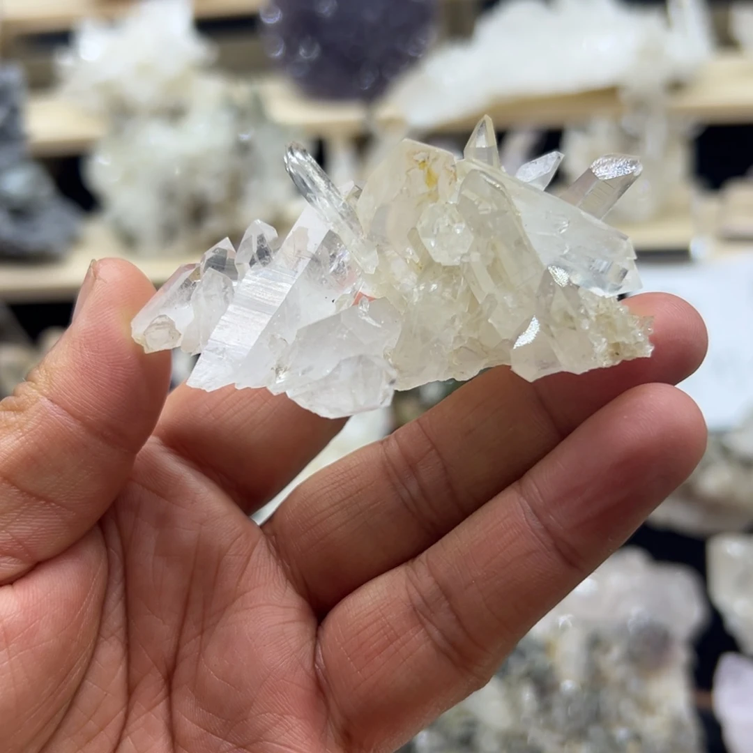 水晶未镶嵌珠宝半成品