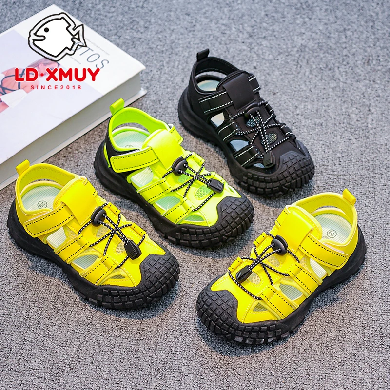 夏季新品儿童软底户外机能鞋网面透气校园凉鞋儿童鞋