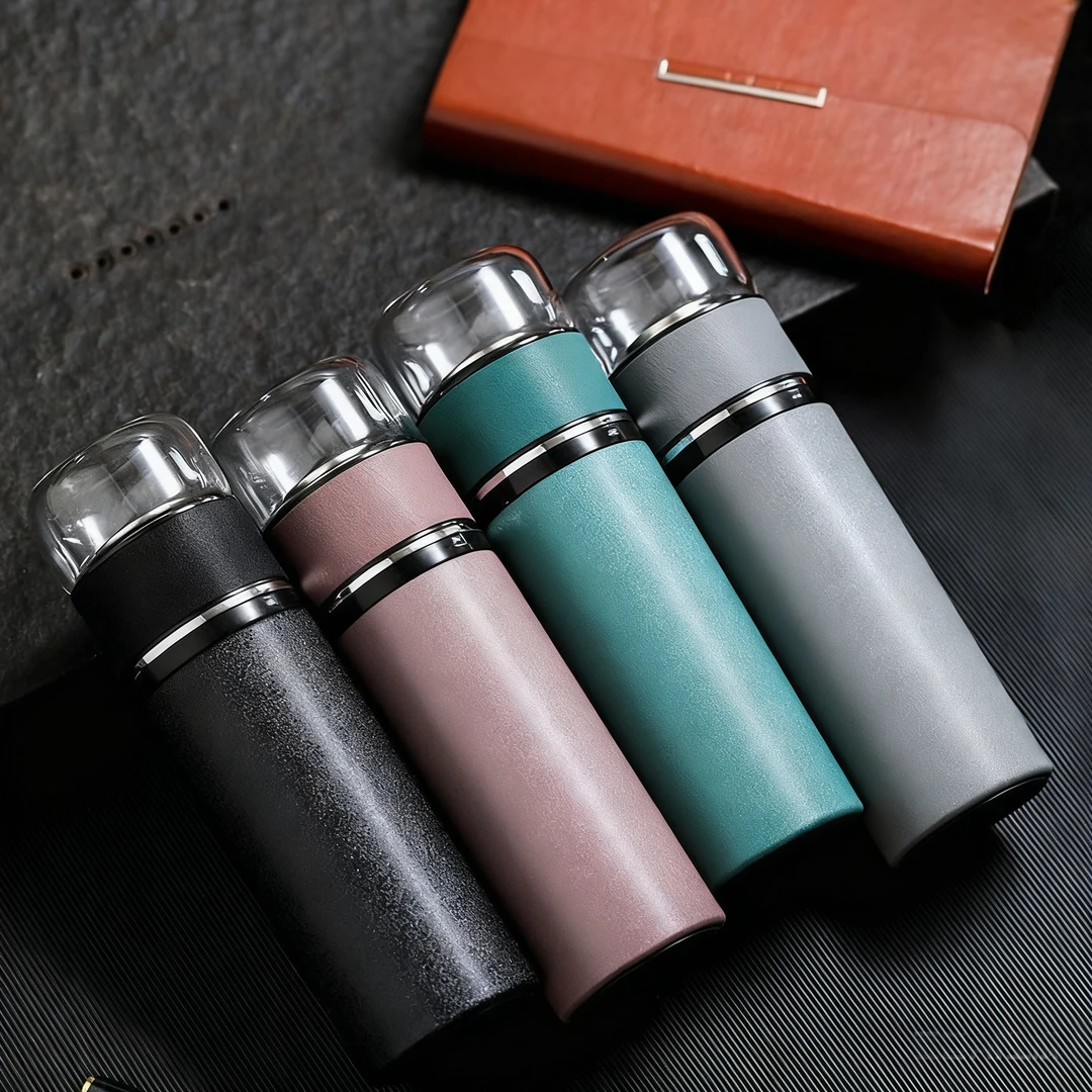 茶水分离保温杯不锈钢内胆便携过滤泡茶杯水杯1203