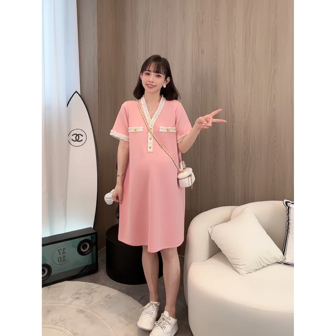 清仓【莉莉安娜】娜娜的孕期穿搭/孕妇装春秋款连衣裙待产裙
