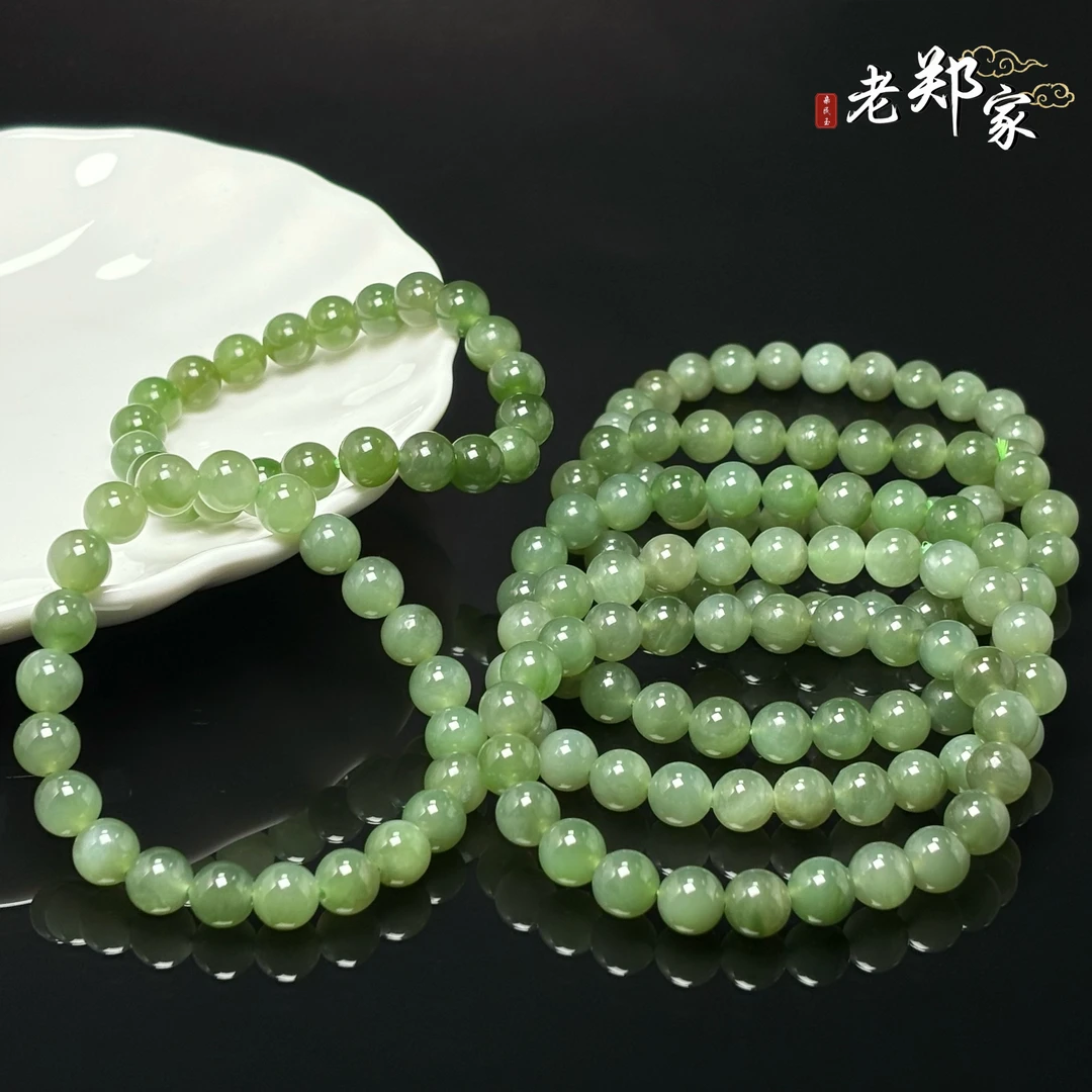 【老郑家】和田玉手串 多样性发1件 约8mm