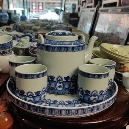 手绘青花手工绘画手工