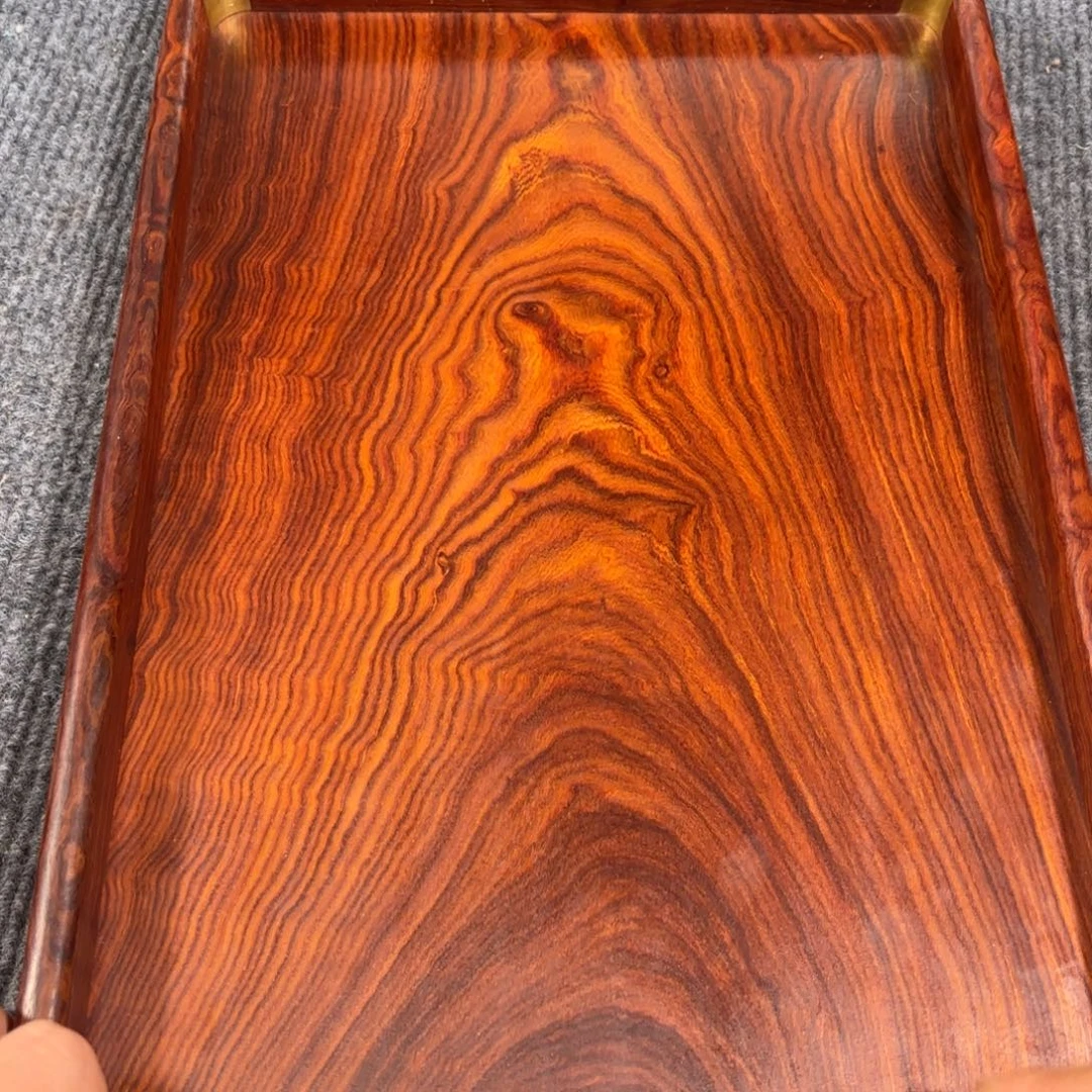 木红酸枝独板托盘