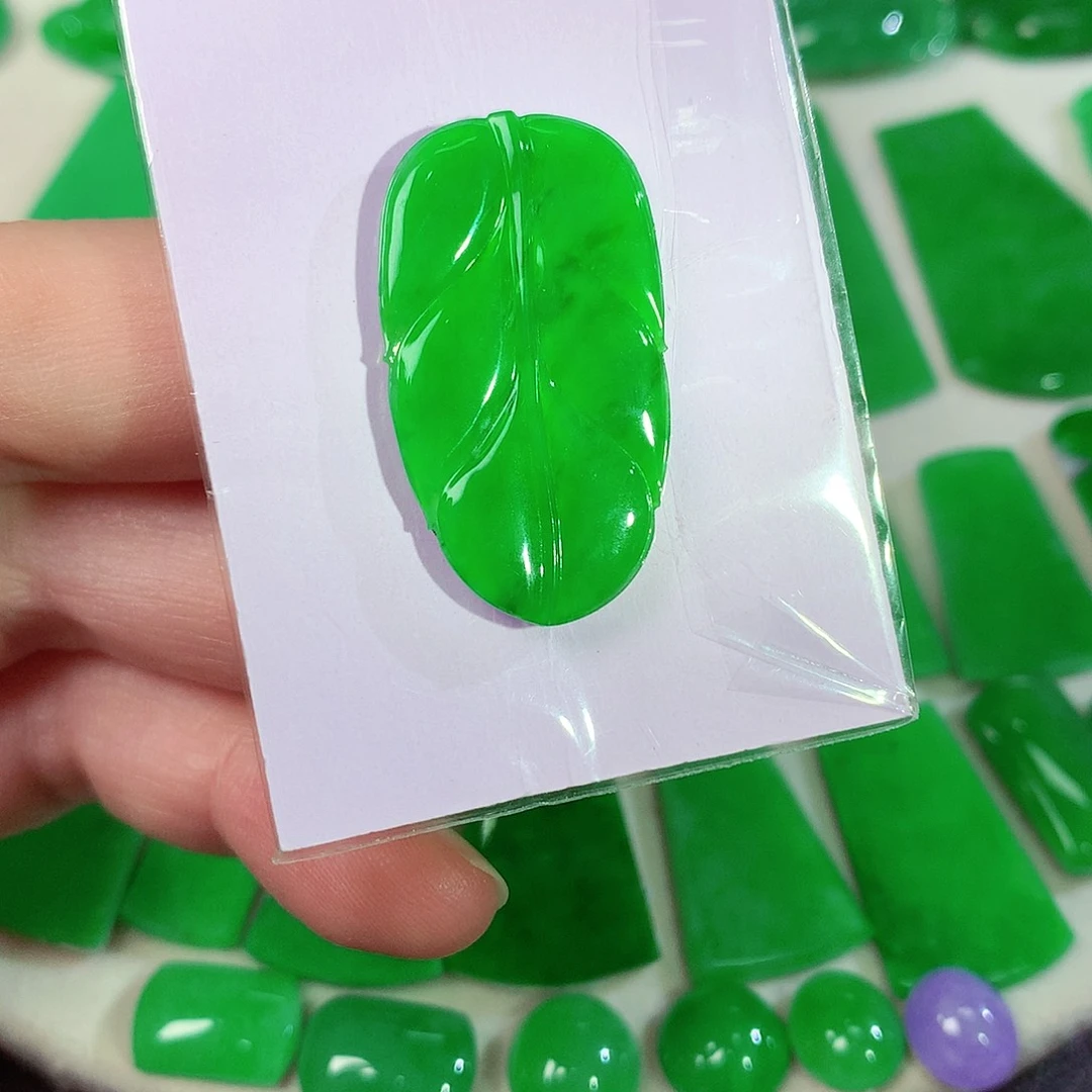 项链未镶嵌翡翠天然翡翠