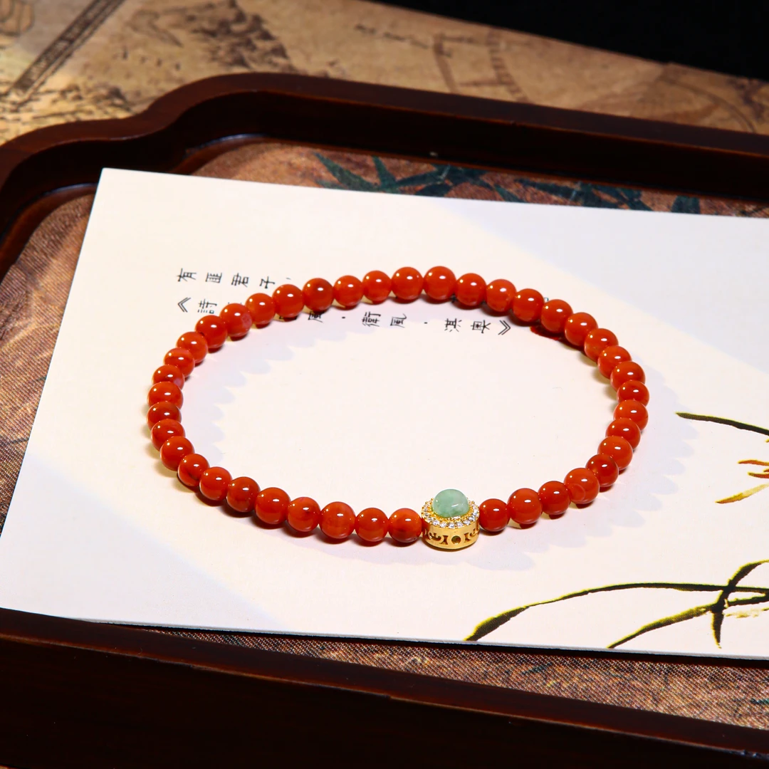 南红 翡翠S925银手链