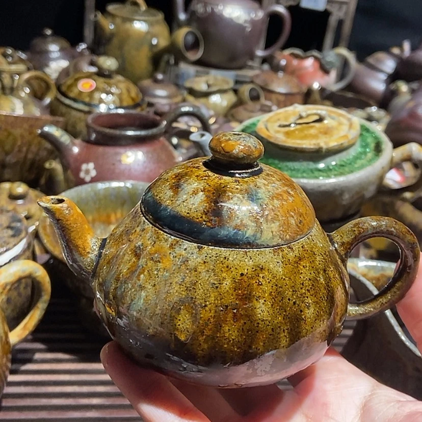 【闪购商品】茶杯紫砂粘底双木梨形160cc