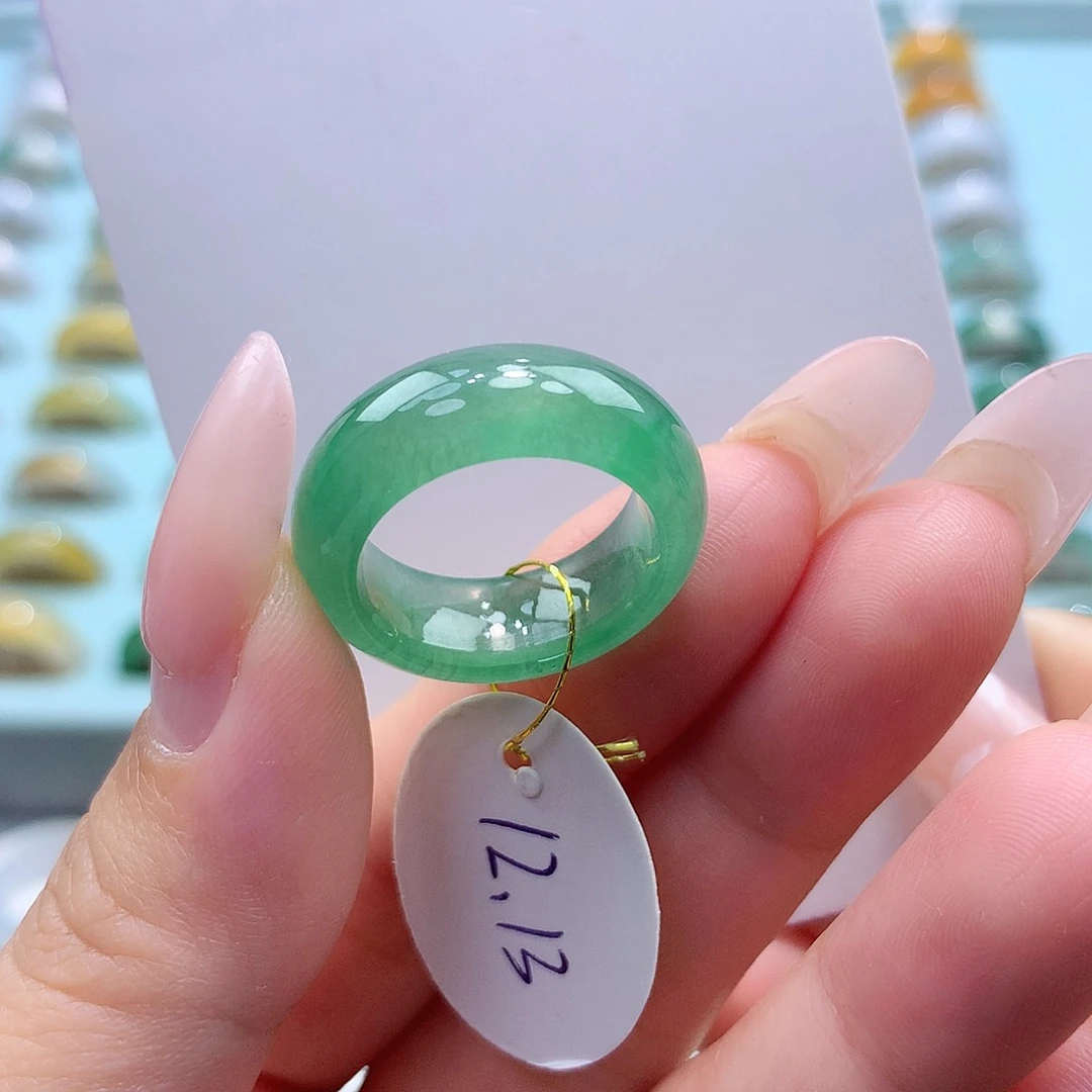 未镶嵌戒指翡翠1213圈