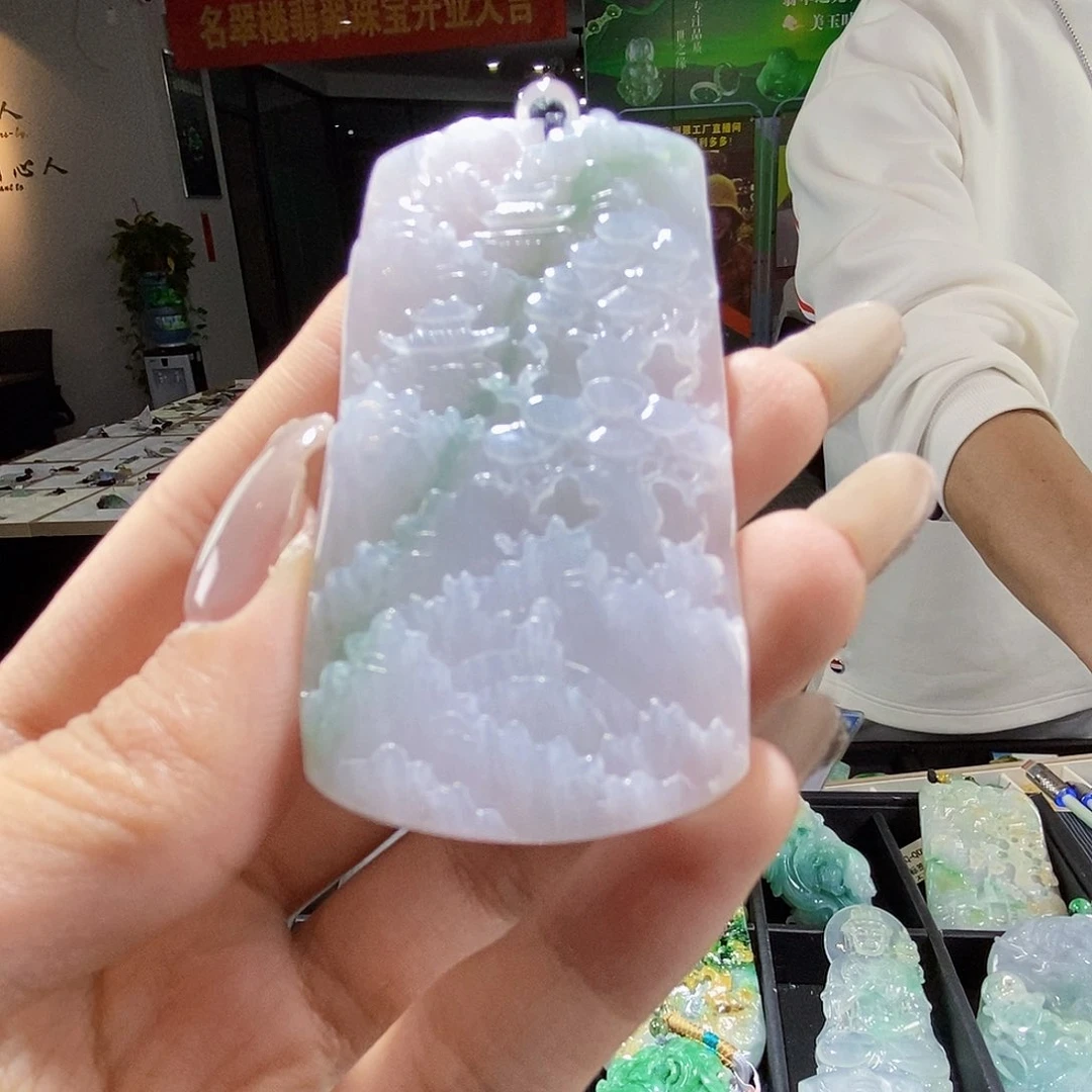 颈饰未镶嵌翡翠翡翠