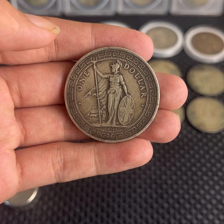 金属大头龙洋船洋工艺品