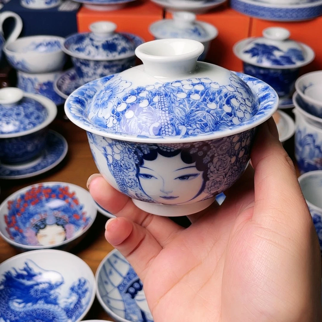 【闪购商品】杯尘*全手工手绘景德镇