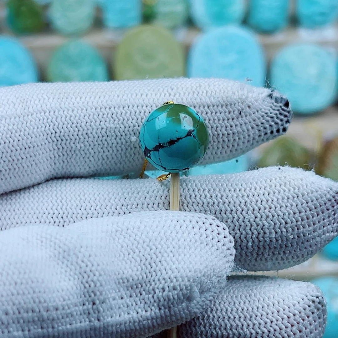 绿松石未镶嵌珠宝奇石配饰12