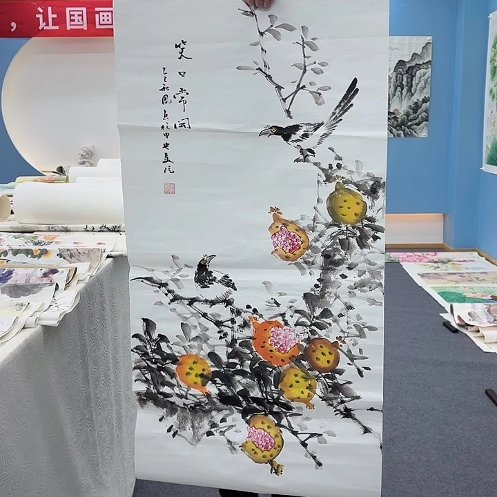 国画手绘国画作品