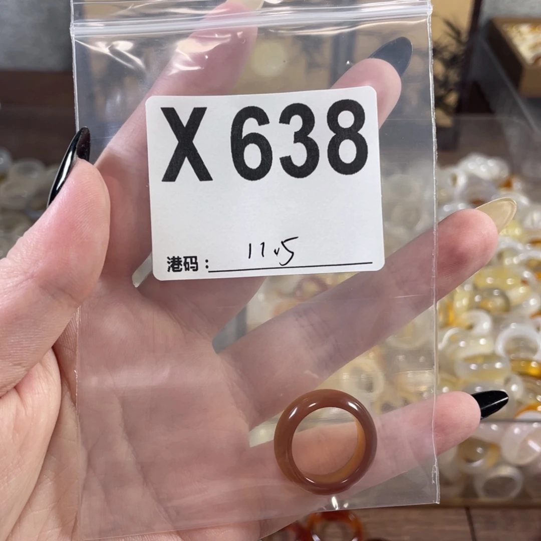 未镶嵌戒指玛瑙/玉髓638