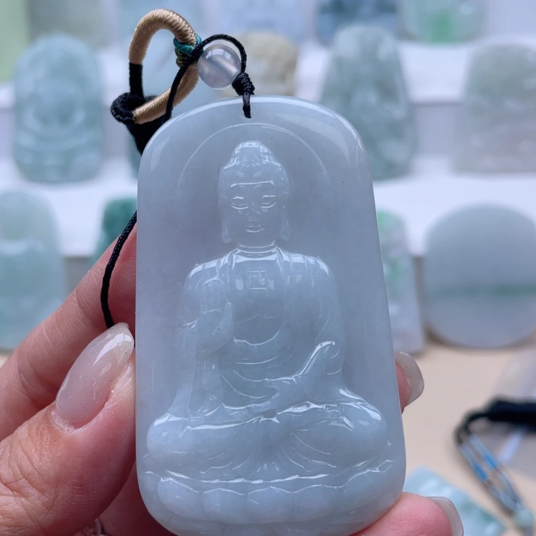 颈饰未镶嵌翡翠阿弥陀佛