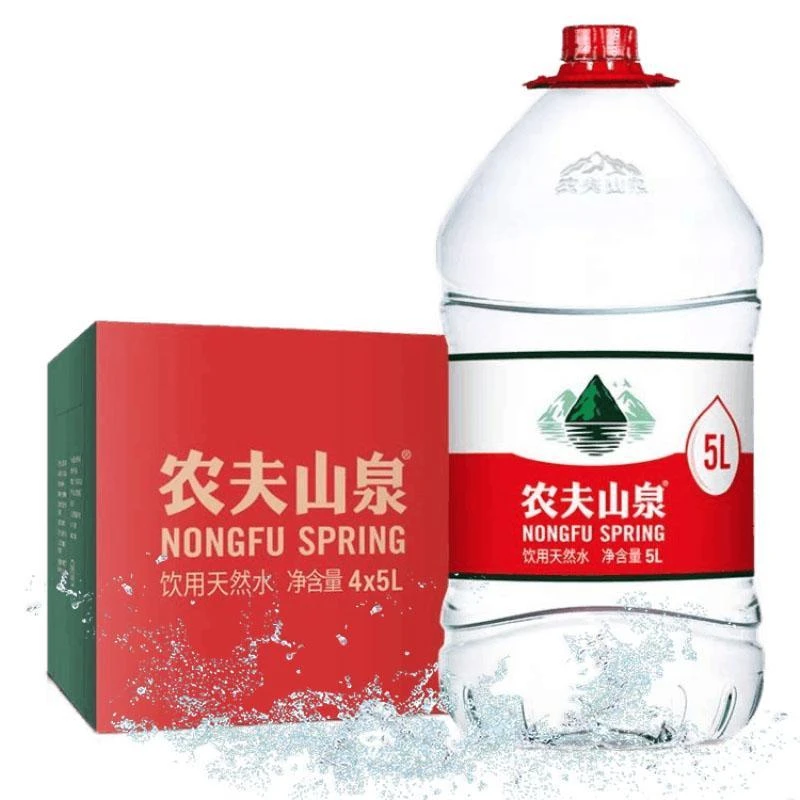 农夫山泉饮用天然水5L*4桶/箱