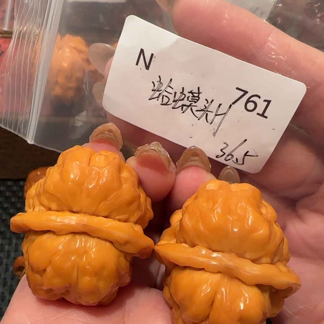 桃核吊坠伍*蛤蟆头36精品