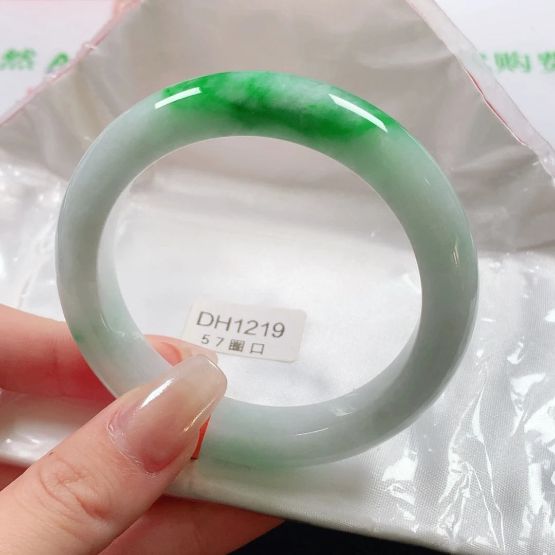 未镶嵌手镯翡翠天然翡翠手镯dh1219