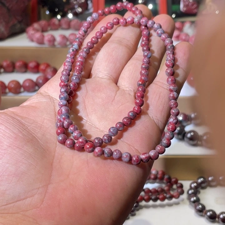 天然辰砂丹*舰原石首饰