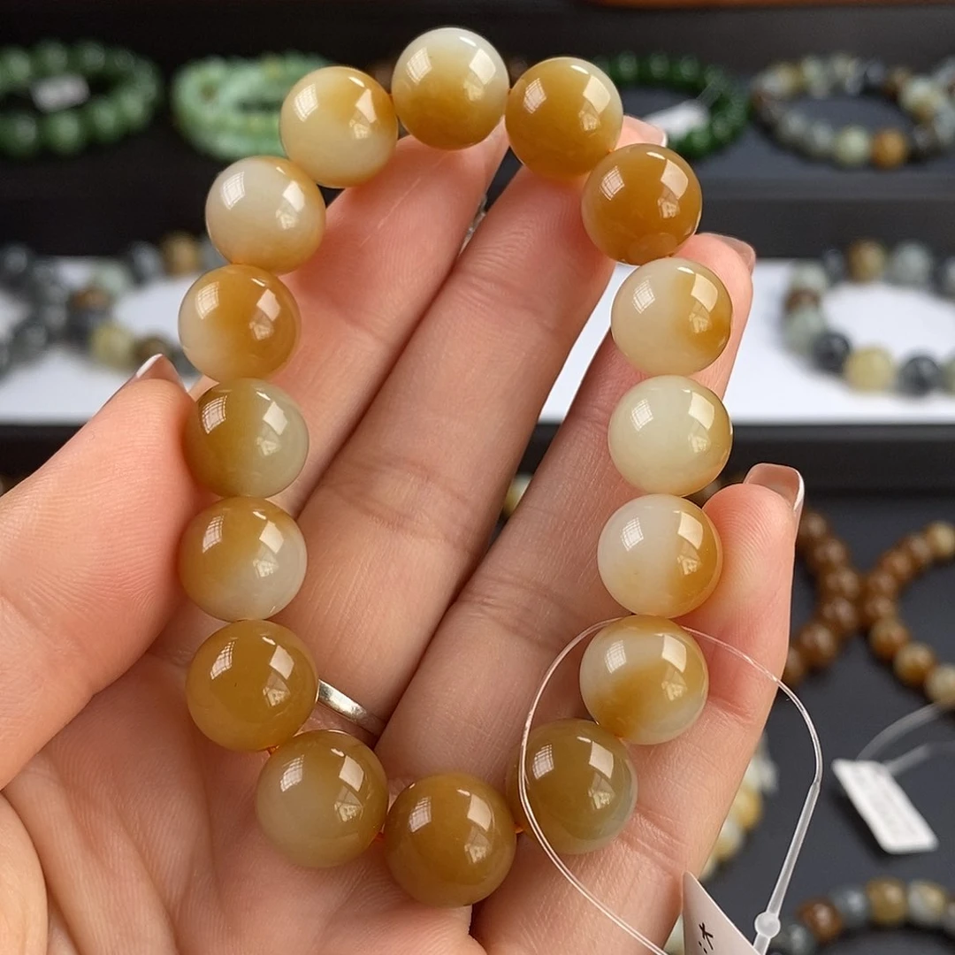 和田玉手串未镶嵌