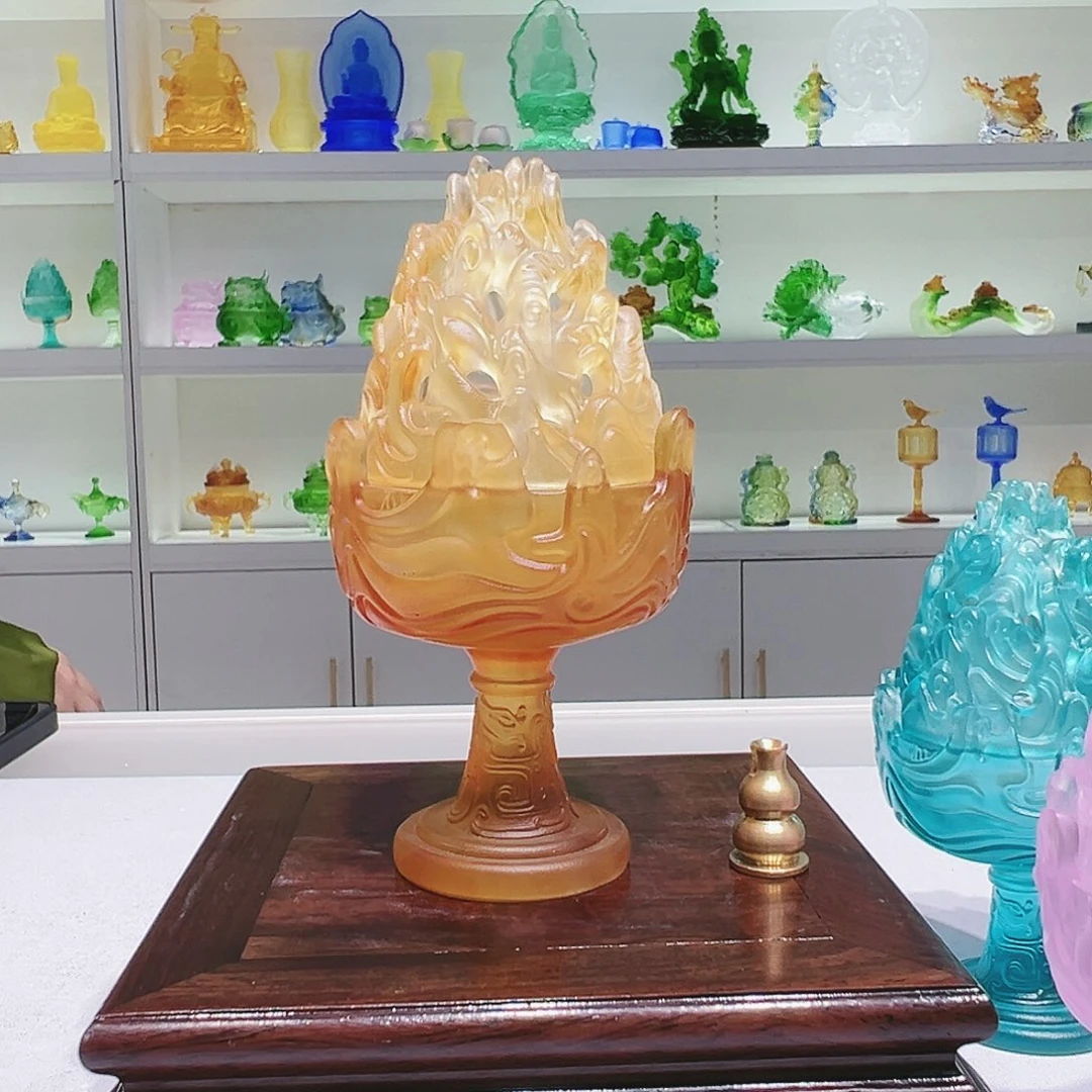 【闪购商品】手工艺品琉璃博山炉小号