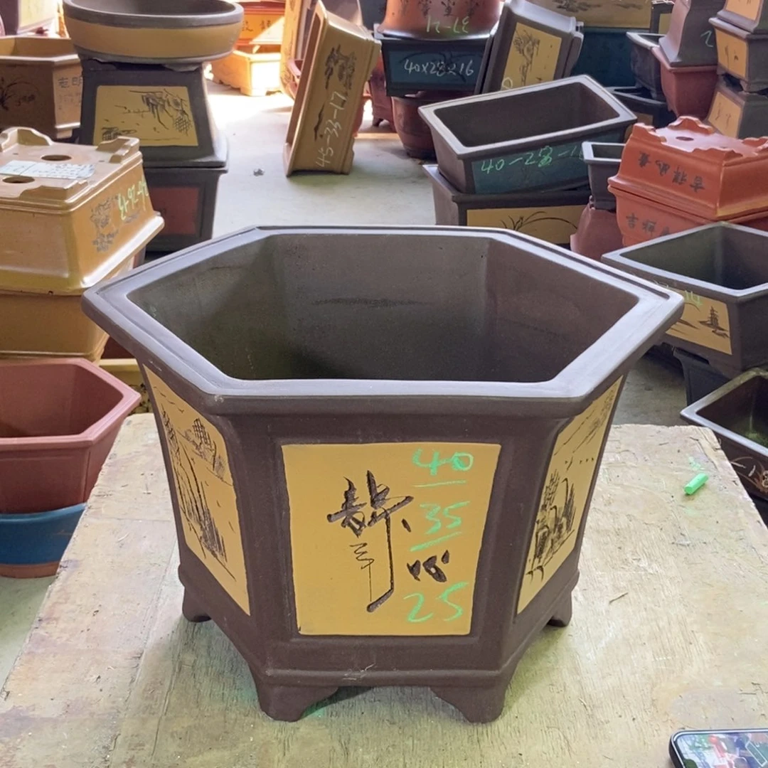 紫砂花盆紫砂紫砂