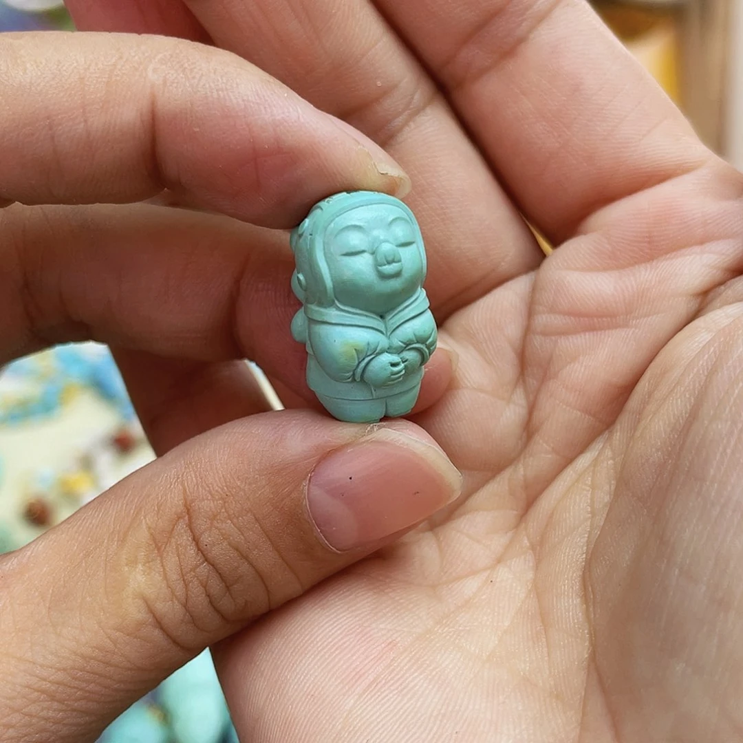 绿松石未镶嵌吊坠(不含链)