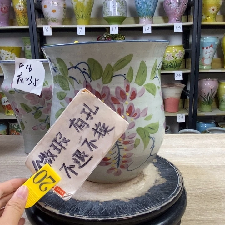 景德镇高温陶瓷花盆