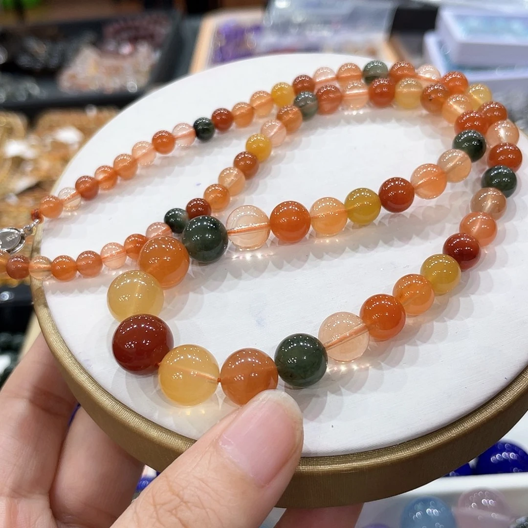未镶嵌手链水晶彩兔毛塔链