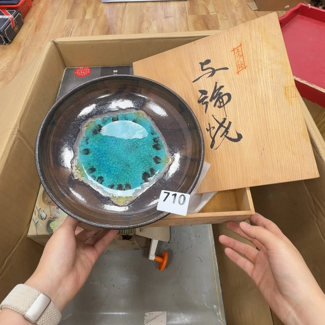 瓷片工艺品摆件瓷器摆件正能量