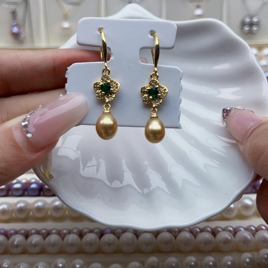 淡水珍珠未镶嵌耳饰