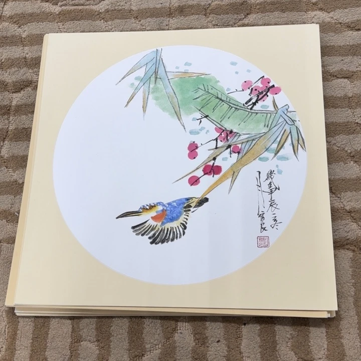 国画花鸟等多种鸟类的栖息38.38