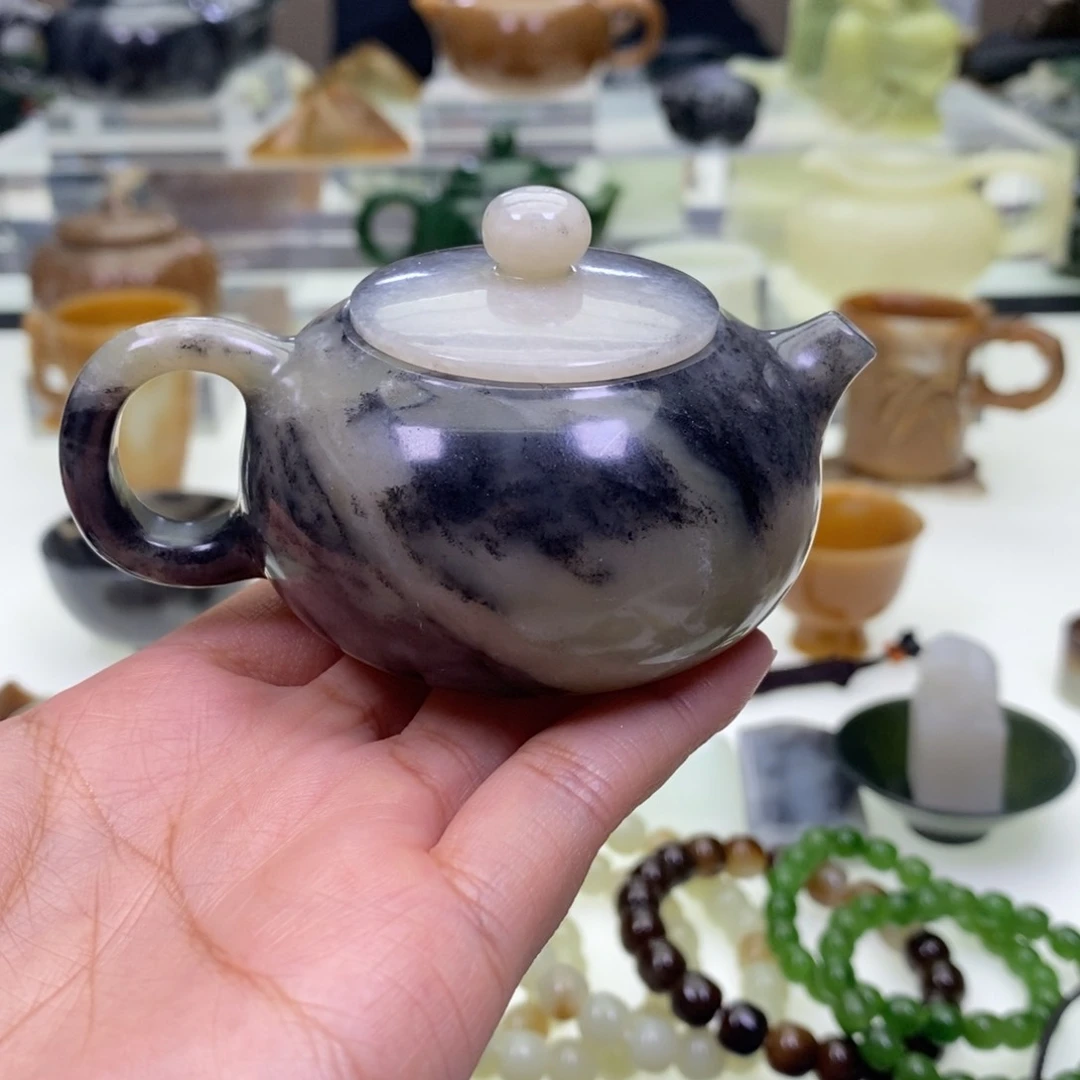 和田玉茶壶未镶嵌用****4
