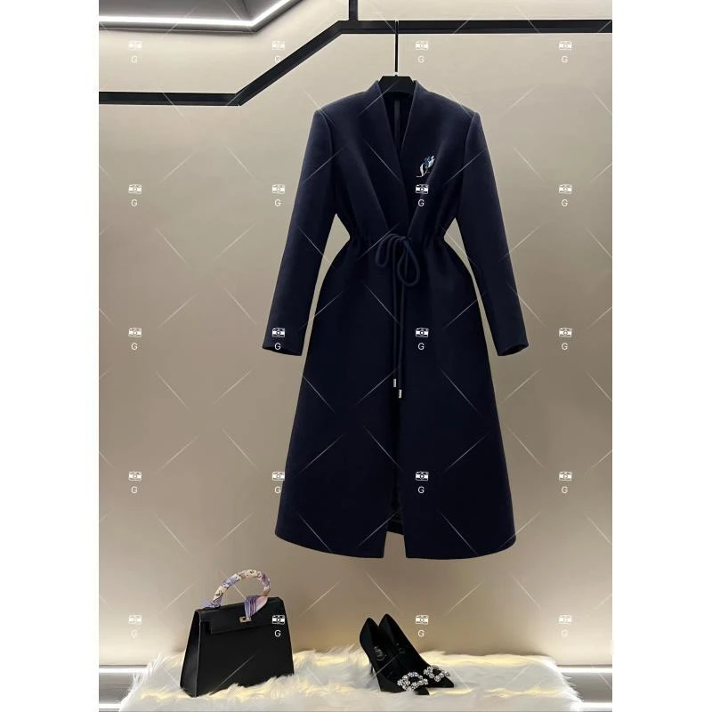 【露露】秋冬气质小香风设计师中长款羽绒服轻奢女 GS-57598