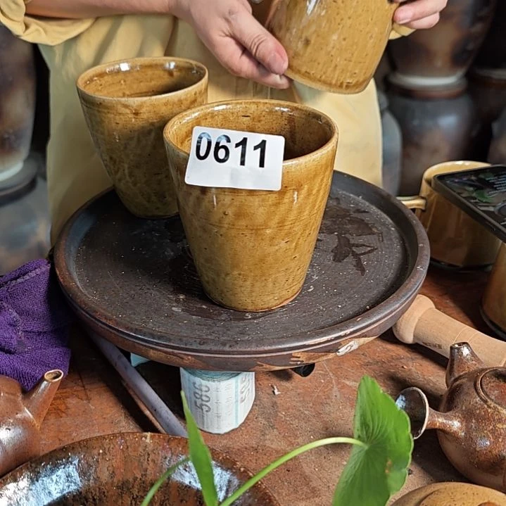 ****A瓷片0611，手工拉皮柴火烧制