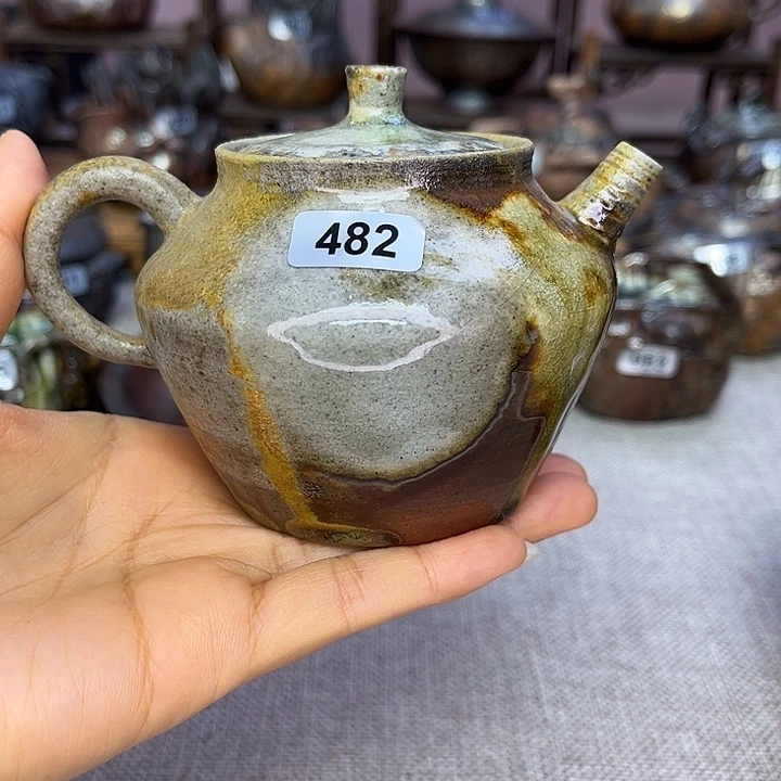 裸柴烧陶瓷手工茶器