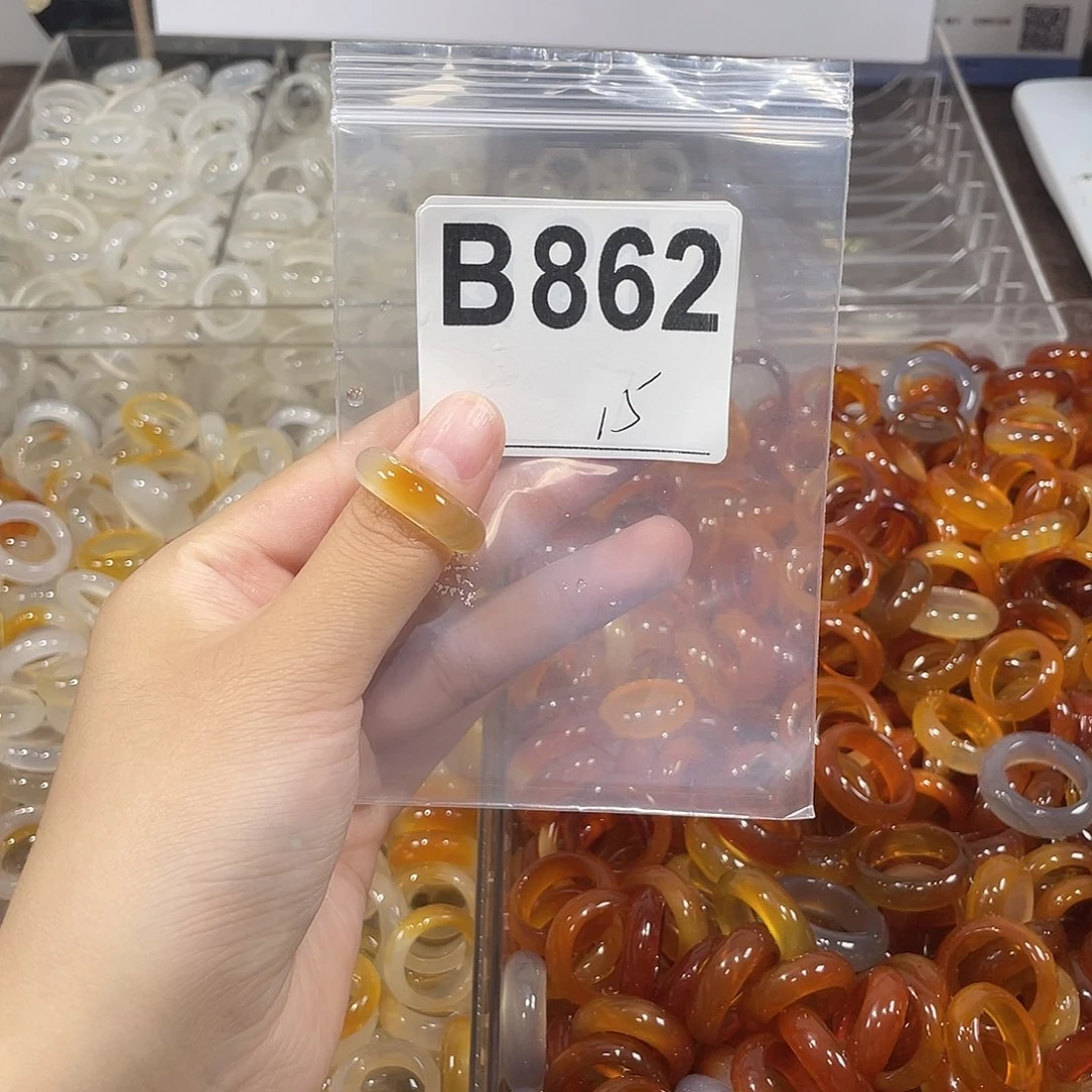 未镶嵌戒指玛瑙/玉髓862