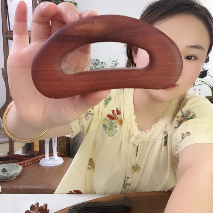 红檀木半圆推板瑕疵